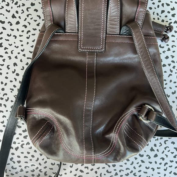 Coach Soho Mini Leather Backpack - Picture 6 of 9